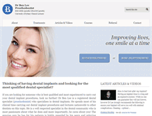 Tablet Screenshot of drbenlee.com.au